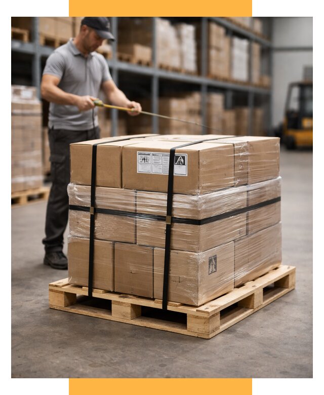 Упаковка и паллетирование грузов от 3548 р. | СетСервис-Кнм