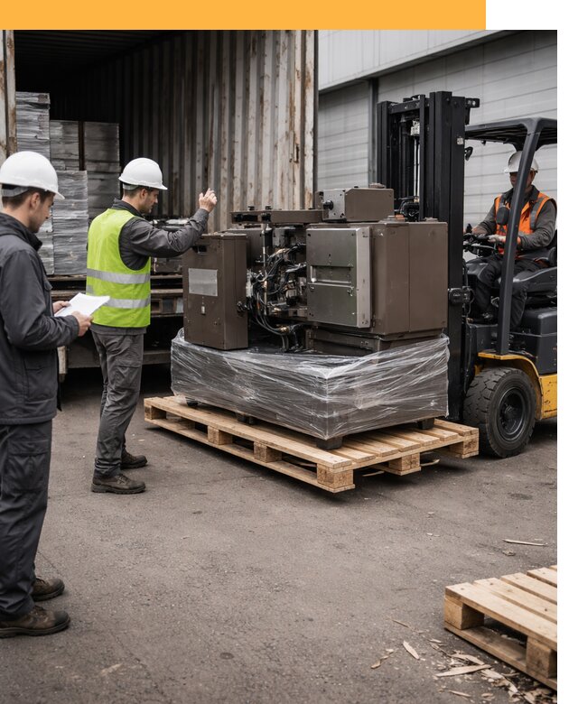 Доставка промышленного оборудования из Европы от 45617