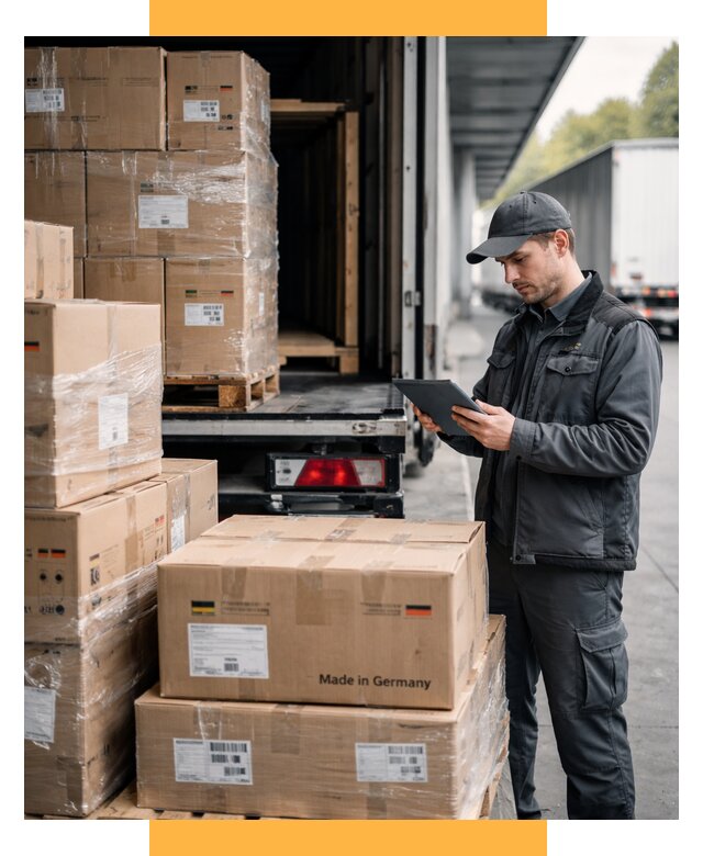 Доставка грузов из Германии от 45617 р. быстро - СетСервис-Кнм