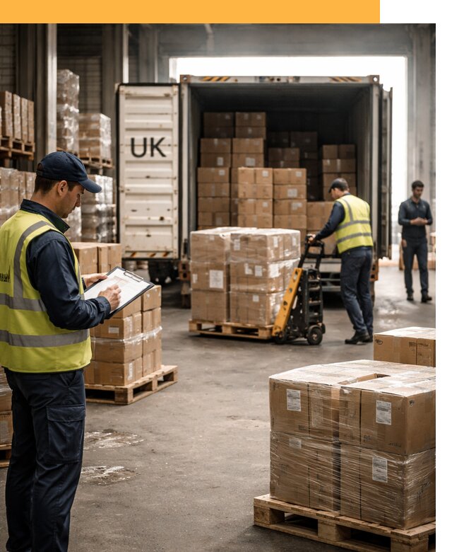 Доставка грузов из Великобритании с таможенным оформлением от 12671