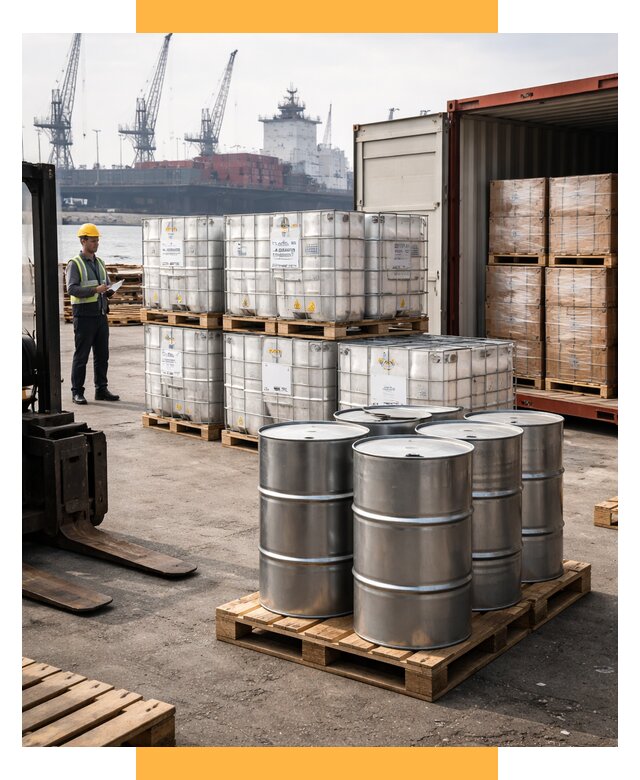 Доставка химического сырья из Индии от 253425 р. | СетСервис-Кнм