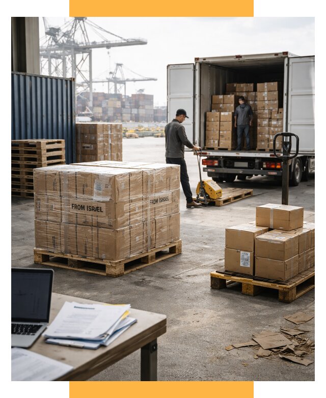 Доставка грузов из Израиля от 15206 р., логистика от СетСервис-Кнм