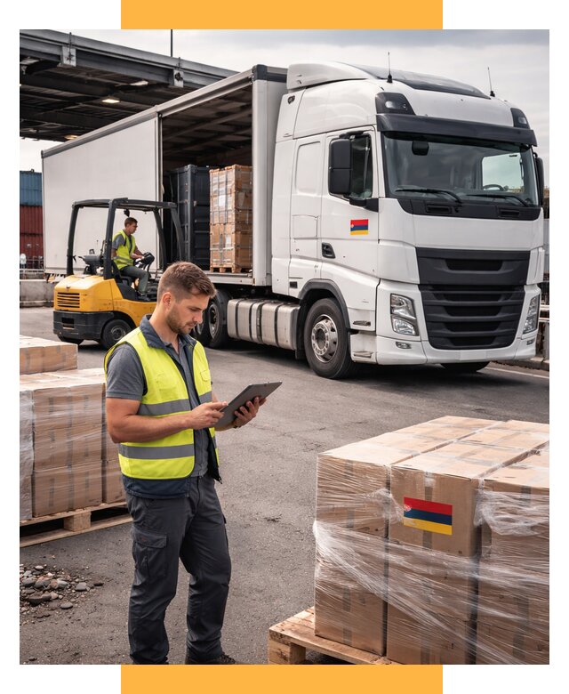 Автоперевозки из Армении от 96302 р. — услуги СетСервис-Кнм