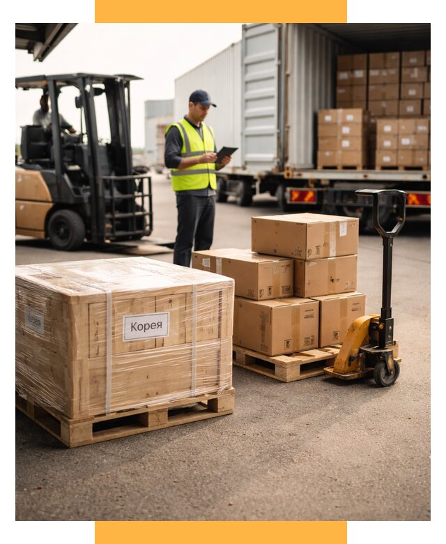 Доставка грузов в Корею из России от 35480 р. | СетСервис-Кнм