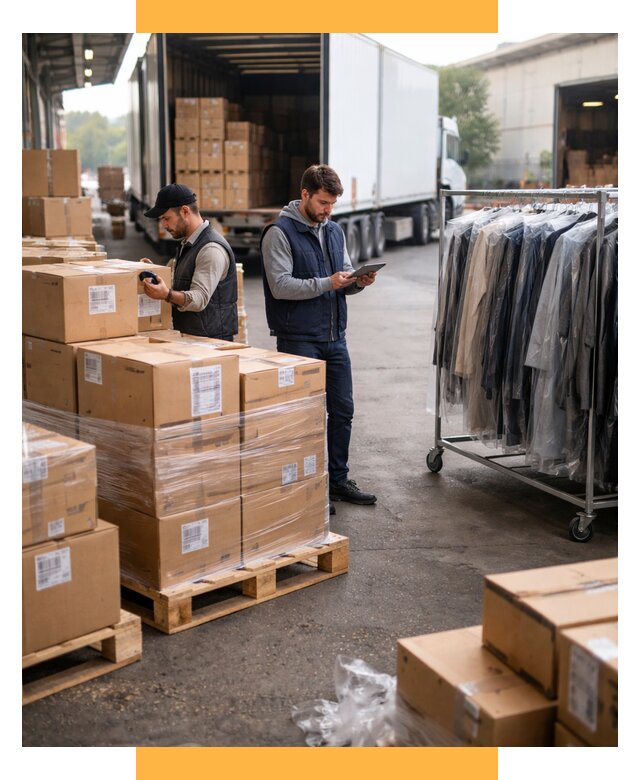 Перевозка и доставка одежды из Китая от 7603 р., СетСервис-Кнм