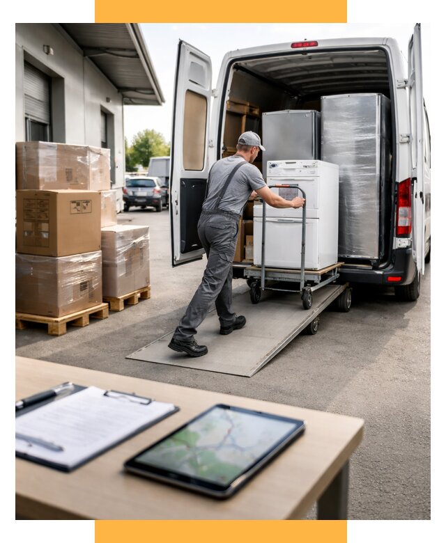 Перевозка бытовой техники от 6589 р. - логистика СетСервис-Кнм