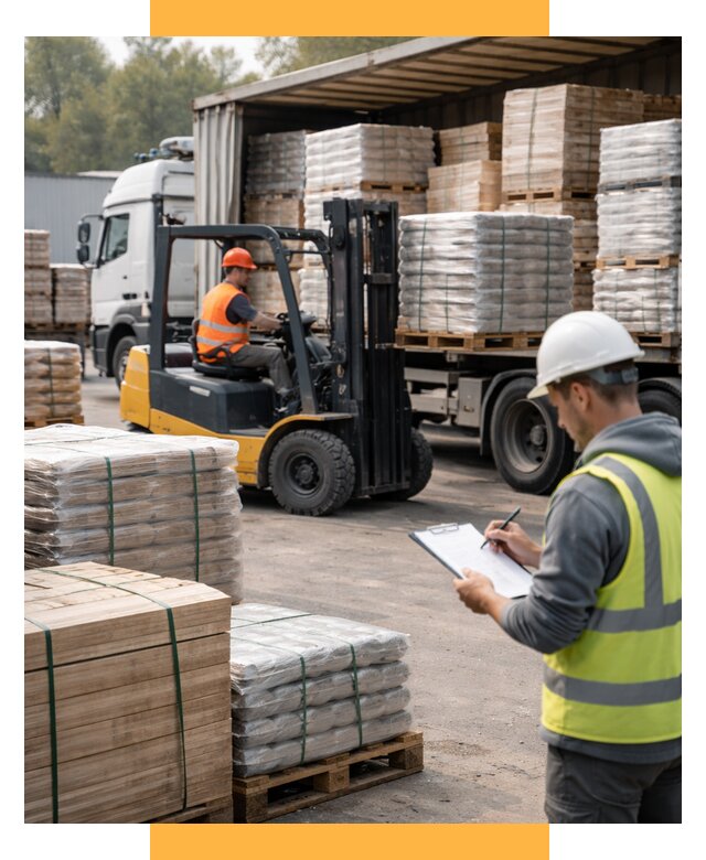 Перевозка строительных материалов от 5575 р. | СетСервис-Кнм