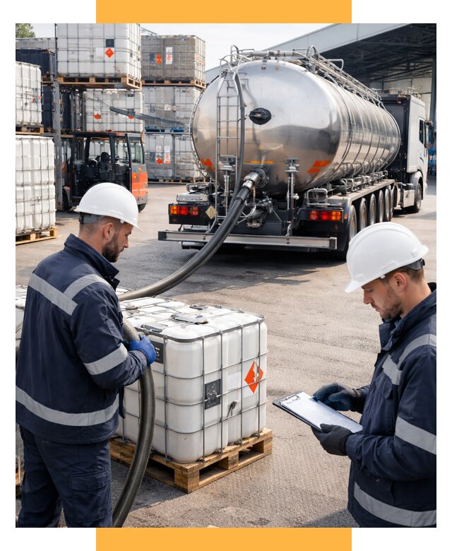 Перевозка химического сырья от 8616 р. Логистика СетСервис-Кнм