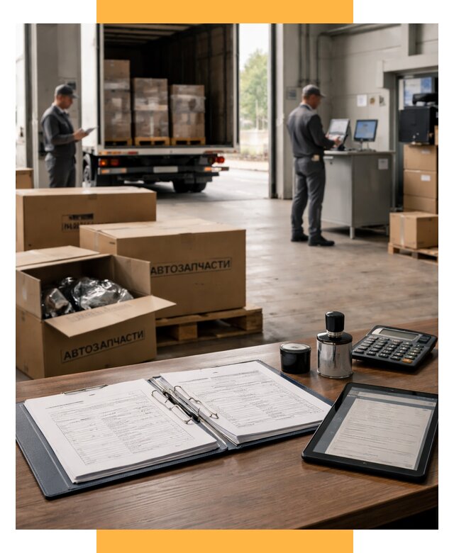 Таможенное оформление автозапчастей под ключ от 8616 р., СетСервис-Кнм