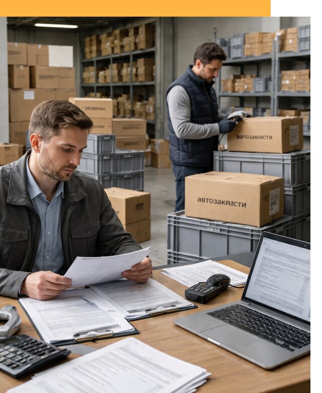 Таможенное оформление автозапчастей по выгодным тарифам от 8616