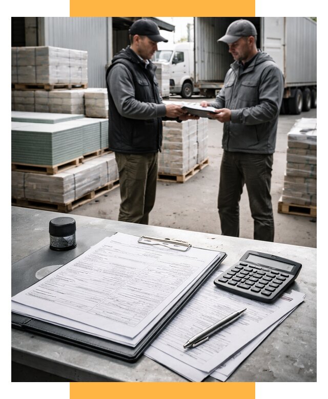 Таможенное оформление стройматериалов от 8616 р. | СетСервис-Кнм
